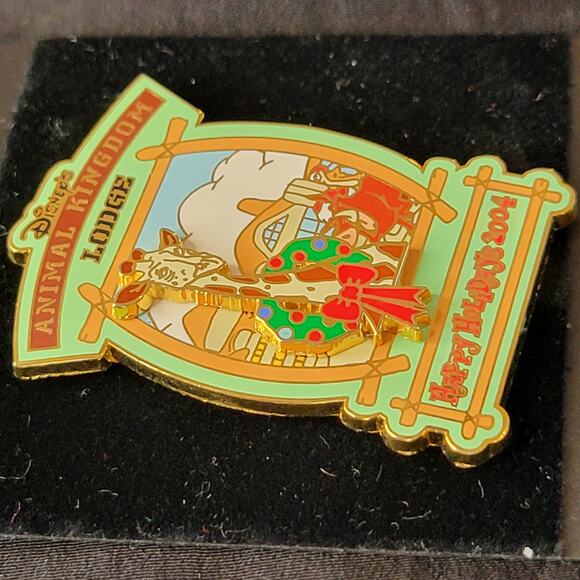 Animal Kingdom Lodge Happy Holidays 2004 Limited Edition Pin RARE - Picture 6 of 6